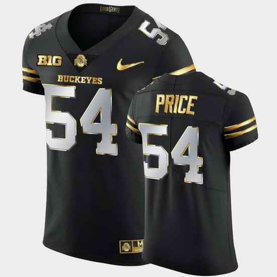 Men Ohio State Buckeyes Billy Price Golden Edition Black Authentic Jersey
